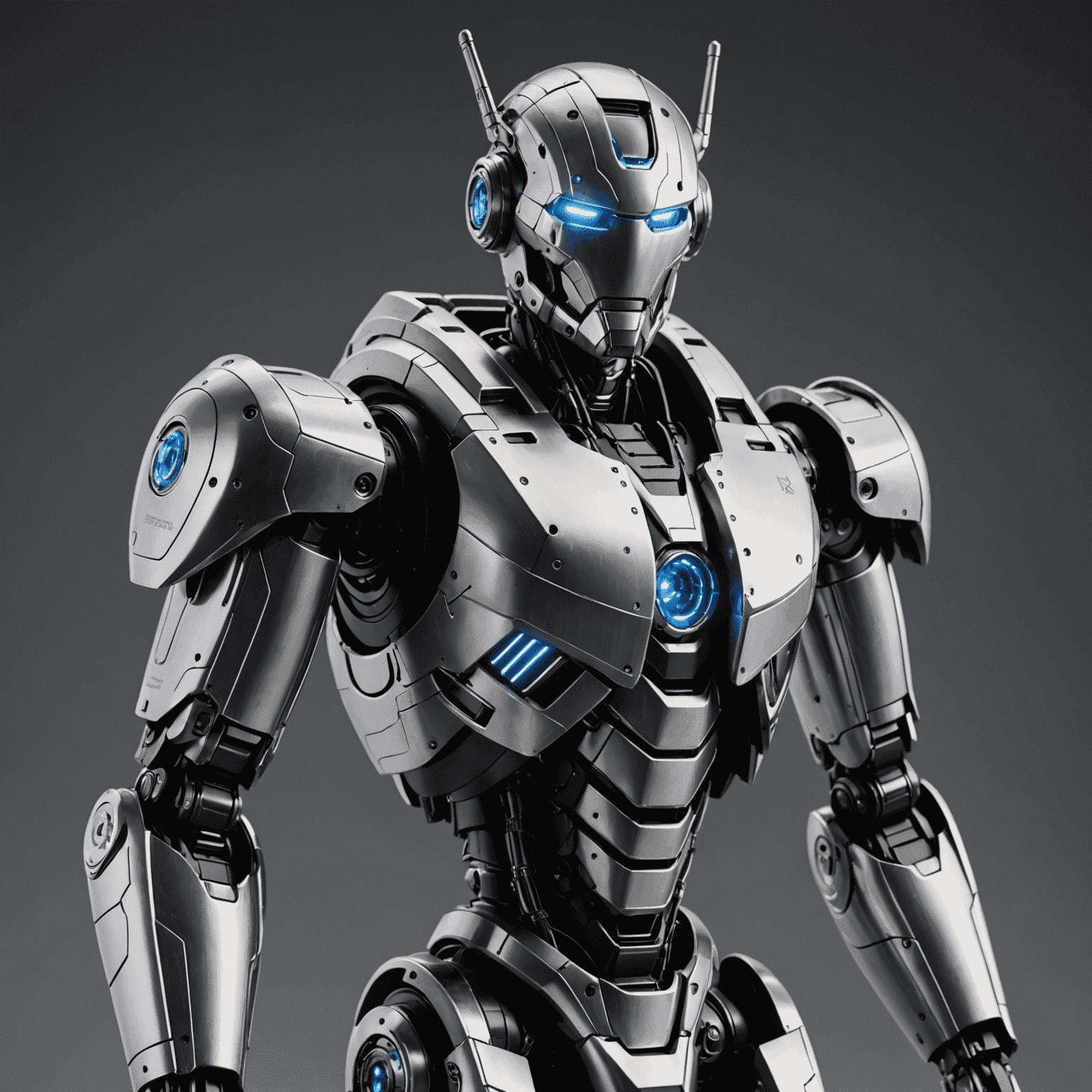 A sleek, humanoid robot standing upright with a metallic finish. The robot has a streamlined design with visible joints and a head with glowing eyes, representing the Optimus Gen 2 model.